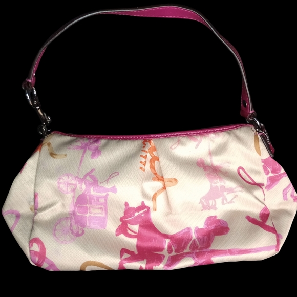 Coach Vintage multi color handbag GUC - Picture 4 of 9